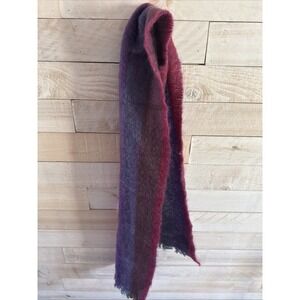 Vtg Donegal Design Multicolor Mohair/Wool  Scarf/Wrap Fast Shipping